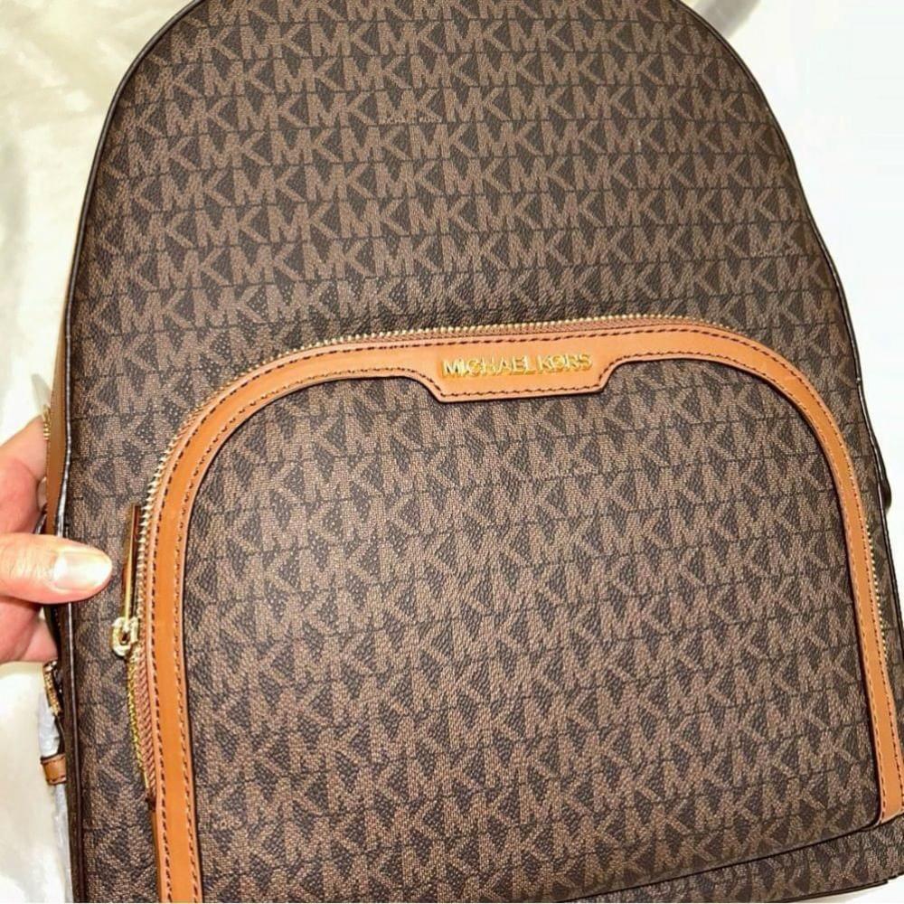 Michael Kors Jaycee Large Backpack Brown NEW! AUTHENTIC!